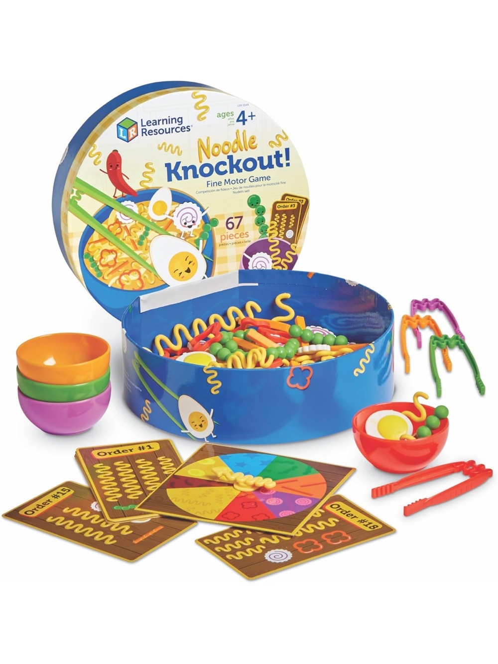 Noodle Knockout! Fine Motor Game